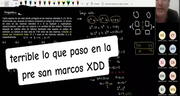 Alumna de la pre San Marcos enfurece con su compañera por no saber operación matemática