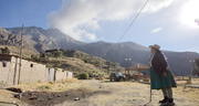 Cenizas del Ubinas llegan a dos distritos de Arequipa
