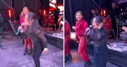 Niña sorprendió a vocalistas de Corazón Serrano durante concierto en Huaraz