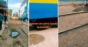 Tren pasa sobre una moneda de 10 céntimos y sorprende con el resultado: “Parece una medalla”