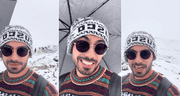Turista visita Montaña de 7 colores, pero la encuentra cubierta de nieve: “Está para colorear”