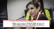 Patricia Benavides presentó dos nuevas demandas de amparo para volver a la Fiscalía