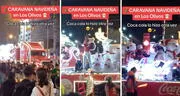 Caravana navideña en Los Olivos emocionó a peruanos con espectacular show: “Pasen por todos los distritos”