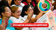 NUEVO PAGO a docentes MPPE 2023: cobra HOY el cuarto mes de AGUINALDO del Ministerio de Educación
