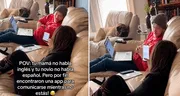 Novio no habla español y la madre de su pareja no sabe inglés, pero se comunican de peculiar forma