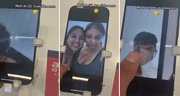Visitantes del mall de San Juan de Lurigancho se toman fotografías con celulares en venta