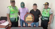 Detienen a 2 hombres con 4 lingotes de oro valorizados en casi 2,5 millones de soles en Piura
