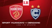 Sport Huancayo vs. Cienciano: ¿a qué hora y en qué canal ver el partido por la Liga 1?