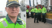 Exjefe de la Diviac Harvey Colchado tras ser visto patrullando un paradero del Metropolitano: “Solo cumplo órdenes”