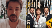 Felipe Colombo da conmovedor agradecimiento a fans peruanos por los shows 'sold out' de Erreway en Lima: "Es una locura"