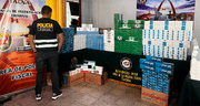 Tacna: incautan cigarros de contrabando valorizados en cerca de 200 mil soles