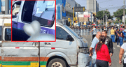 Sicarios se grabaron durante ataque a balazos a chofer de combi que cubría ruta Callao-Breña en la av. Venezuela