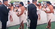 Mujer le grita a su expareja que cumpla con sus hijos en plena celebración de su boda en Piura: "Oye sinvergüenzo"