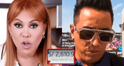 Christian Cueva muestra recibos de pago que realizó para sus hijos, pero Magaly Medina lo expone: "Oportunistas"