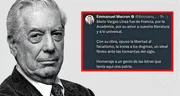 "Un genio de las letras": Emmanuel Macron, presidente de Francia, rinde homenaje a Vargas Llosa tras su fallecimiento