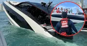 Rescatan a 30 influencers tras naufragio de exclusivo yate Lamborghini frente a las costas de Miami Beach