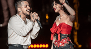 Nodal y Ángela Aguilar reaparecen juntos en Feria de Tabasco y sorprenden con apasionado beso tras cantar 'Dime cómo quieras'