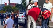 Así separaron a los sujetos del violento enfrentamiento en Jockey Plaza: uno tenía pistola de gas