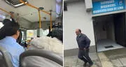 Chofer dejó bus para ir al baño y pasajero peruano lo critica: “Como él no tiene examen”