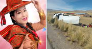 Mueren cantante y animador de agrupación Fragancia de Chumbivilcas tras despiste y volcadura de minivan en Cusco