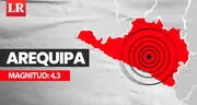 Fuerte sismo de 4,3 sacudió Arequipa hoy, según IGP