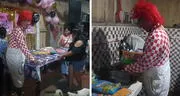 Payasito peruano llega temprano a cumpleaños y lo ponen a limpiar: "Incluye limpieza y animación"