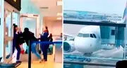Pasajera empuja a trabajadora de aerolínea para tomar avión en Jorge Chávez, pero es detenida por seguridad