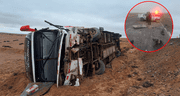 Un muerto y 15 heridos deja choque de auto contra bus en Tacna