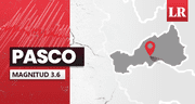Temblor de magnitud 3.6 se sintió en Pasco hoy, según IGP