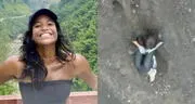 Muere joven brasileña tras caer dentro de un volcán en Indonesia donde estuvo 3 días atrapada: "La abandonaron"
