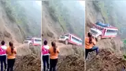 Impacto en Facebook por final de bus que queda al borde del abismo [VIDEO]