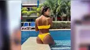 Shirley Arica se luce en lencería, pero muestra parte íntima por error