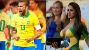 Hincha brasileña asombró a todos con bodypainting en la final de la Copa América 2019