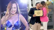 ¿Quién es la pareja de Lesly Águila de Corazón Serrano y cuánto tiempo llevan juntos?