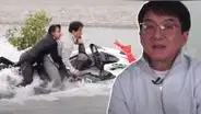 Jackie Chan cae a río y preocupa en set de filmación de su última película [VIDEO]