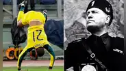 Delantero del Celtic celebra su gol ante Lazio imitando la posición en que murió Mussolini [VIDEO]