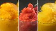 3 cremoladas: Fresa, Maracuya y Mango [Video y Receta]