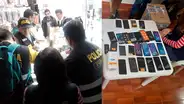 Incautan 63 celulares robados en galería comercial de Arequipa 