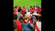 Video muestra origen de la pelea entre hinchas de Perú y Chile