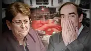 Lourdes Alcorta realiza extraños gestos a espaldas de Yonhy Lescano en Pleno del Congreso