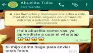 Vía WhatsApp: su abuela aprende a mandar fotos y esto fue lo primero que envió