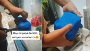 Hombre utiliza su colección de monedas peruanas para solventar a su familia durante la pandemia [VIDEO]