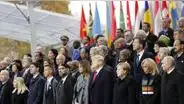 Líderes del mundo conmemoran 100 años del fin de la Primera Guerra Mundial