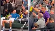 Video de preparado que se le alcanzó a Novak Djokovic en París se volvió viral