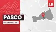 Temblor de magnitud 4.0 se sintió en Pasco hoy, según IGP