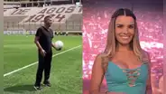 Fiorella Retiz logra esquivar gran pelotazo del ‘Puma’ Carranza: “Felizmente, es mi jefe”