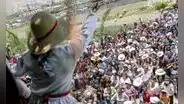 En fiesta de Reyes se entregó una tonelada de peras en Tiabaya