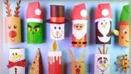 Las mejores manualidades navideñas con reciclaje para decorar esta Navidad