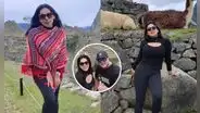 Giuliana Rengifo se luce en fotos con nuevo galán durante su viaje a Cusco
