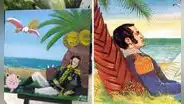 Artista recrea ‘El sueño de don José de San Martín’ y usa algunos pokémones por celebración de Fiestas Patrias